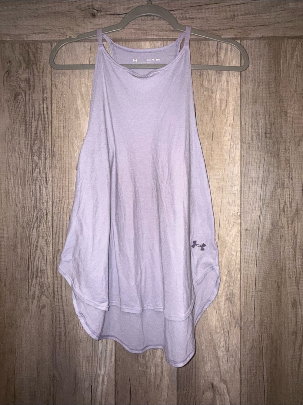 Under Armour Women's Light Lavender High-Neck Racerback Tank